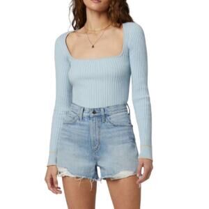 Favorite Daughter Baby Blue Long Sleeve 85% Cotton Square Neck
Women's TOP XS